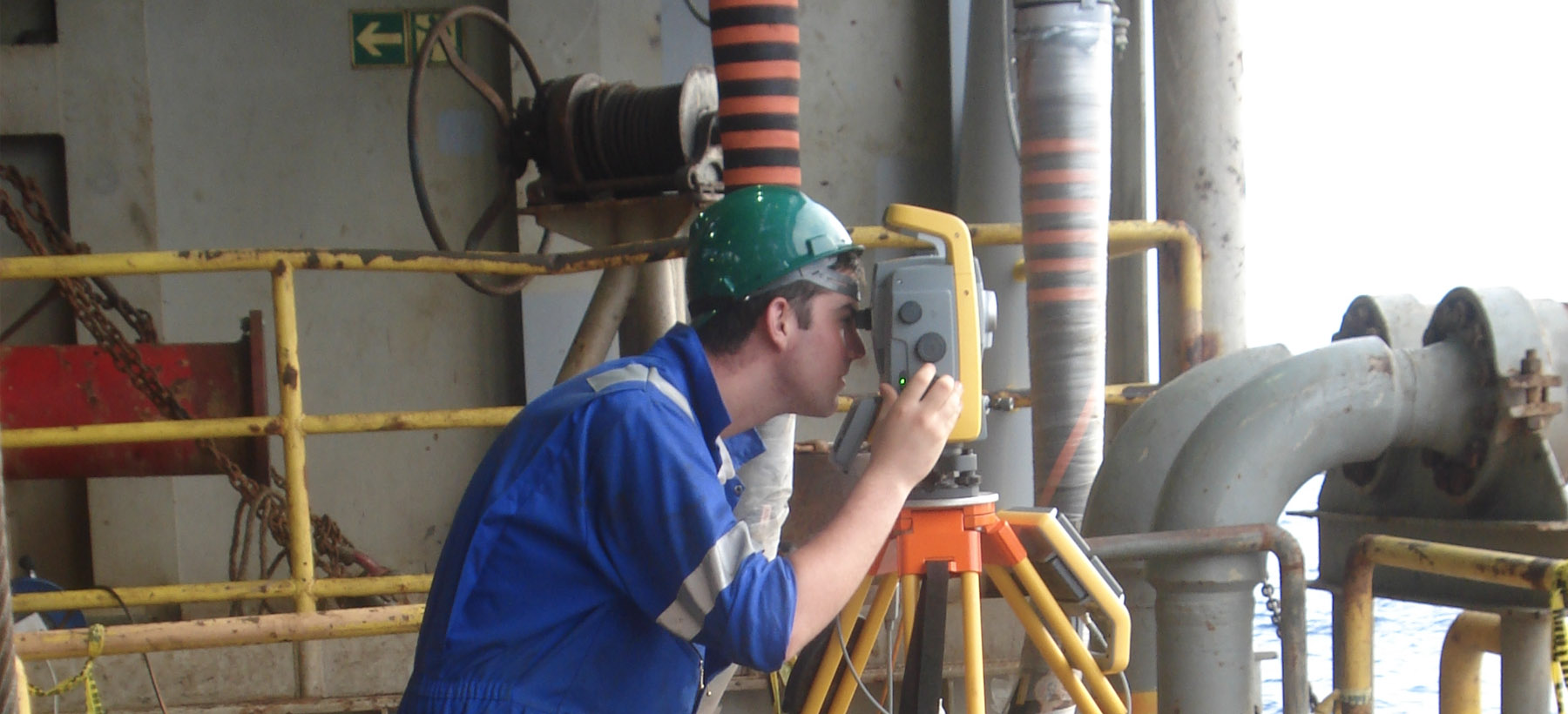 wind turbine survey positioning