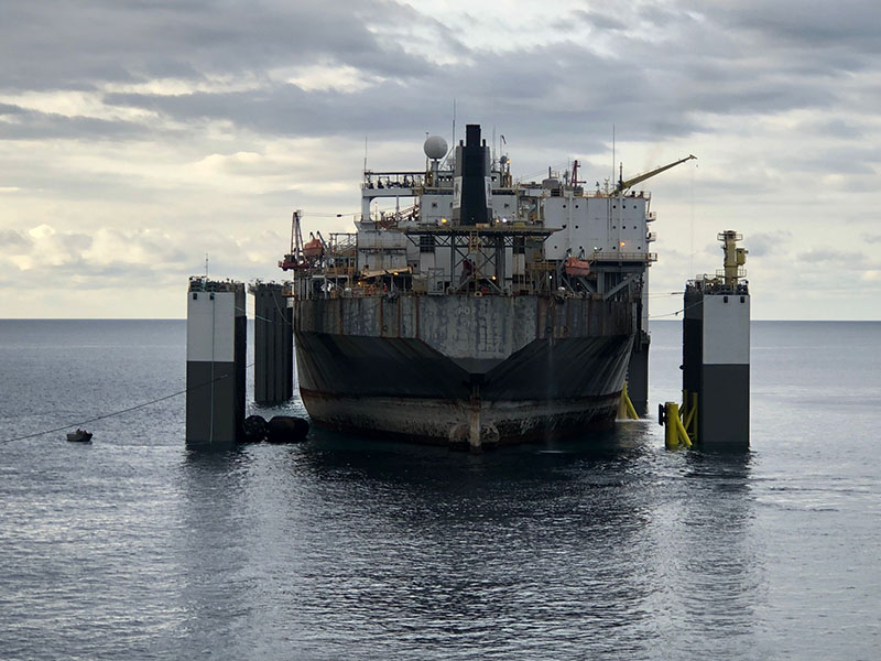 FPSO disconnect relocation project